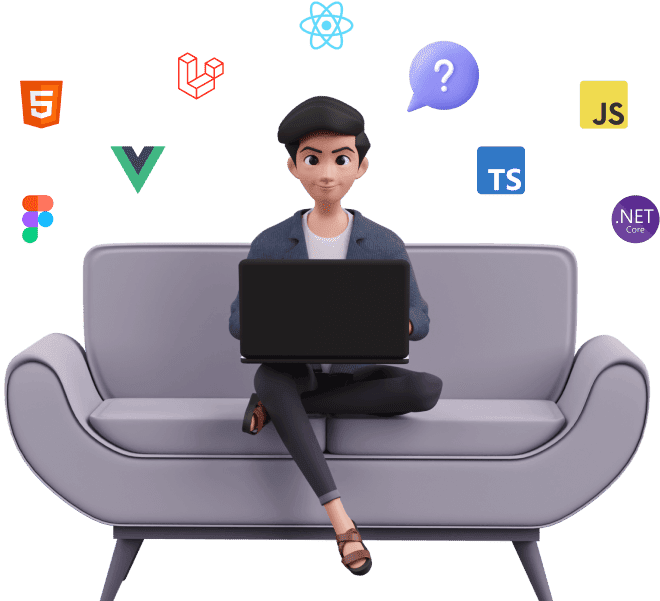 boy with laptop
